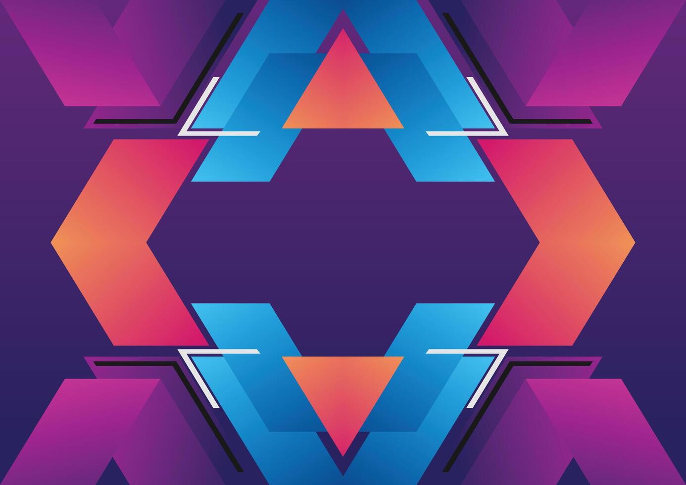 gradient colorful geometric modern background design vector