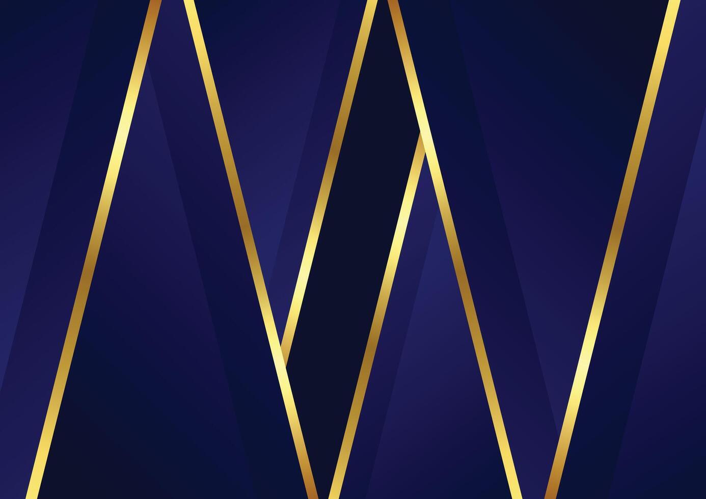 abstract dark blue and golden luxury background vector