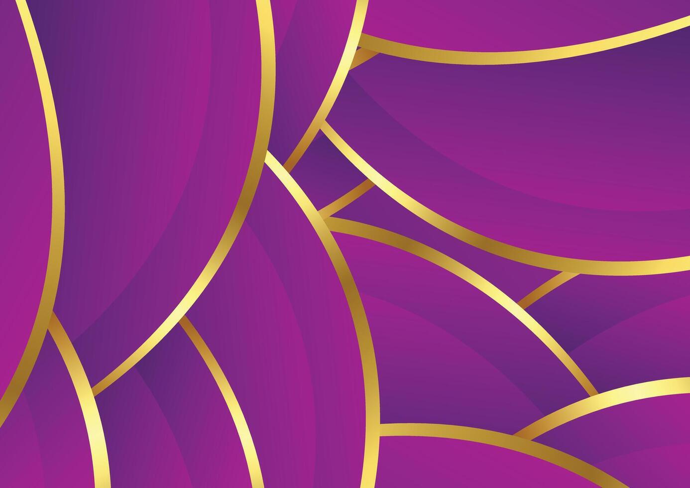 abstract background purple with golden luxury vector