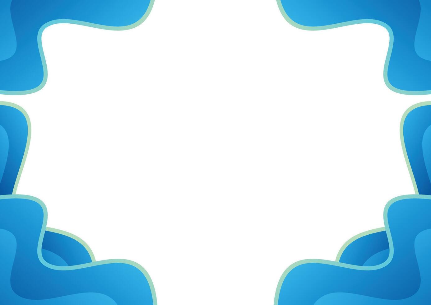 blue fluid gradient background vector