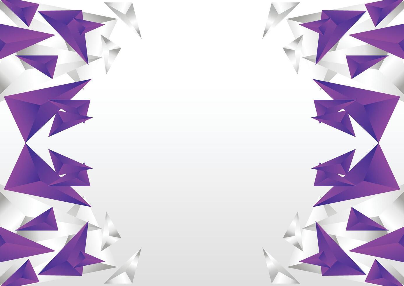 abstract purple with silver presentation background vector