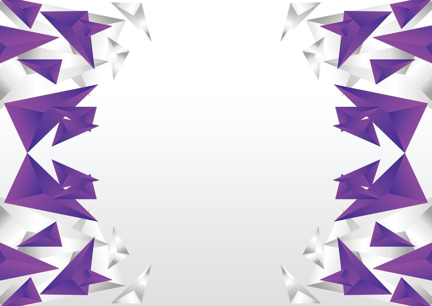 abstract purple with silver presentation background vector