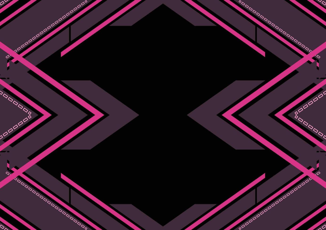 neon pink background geometric design vector