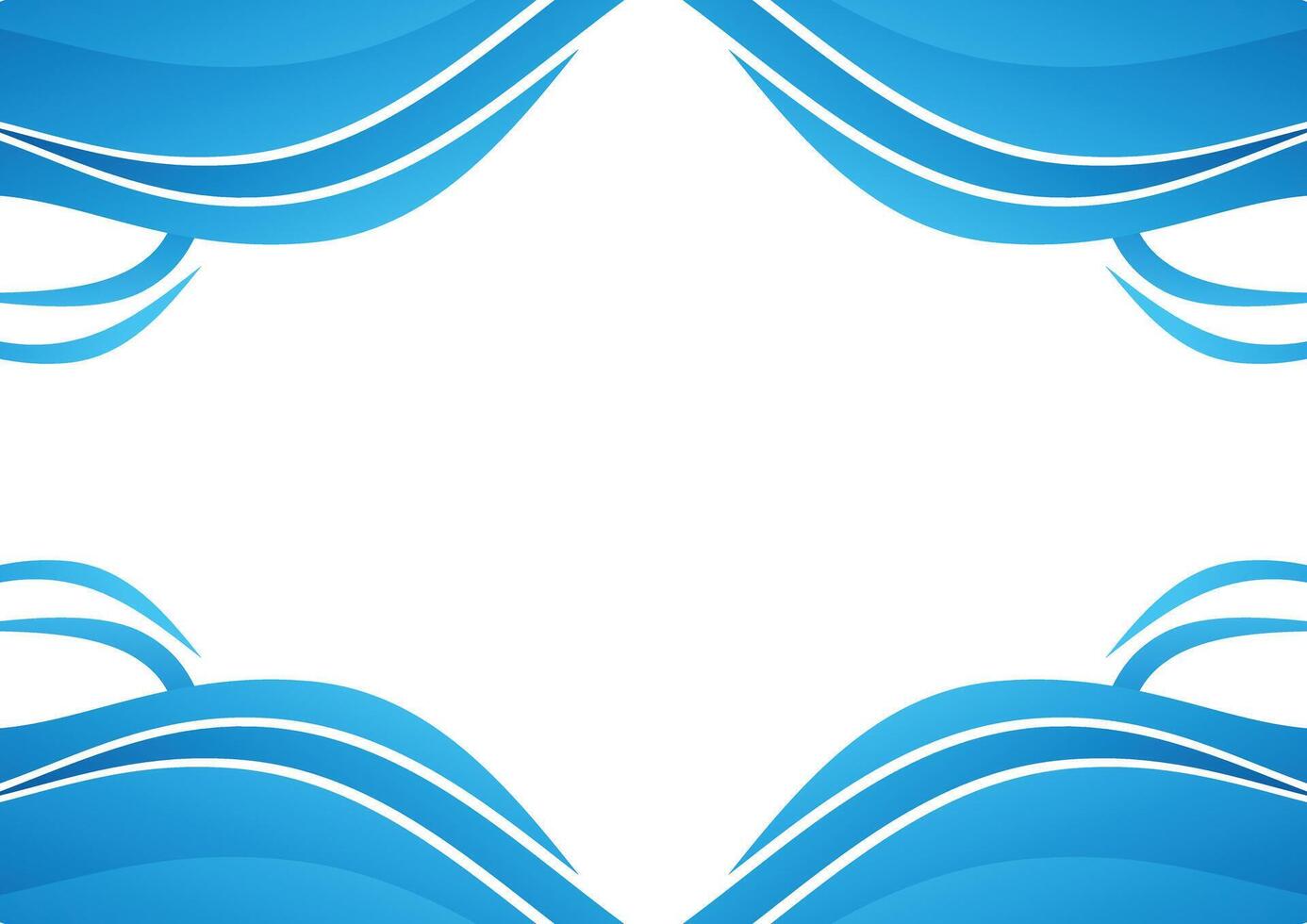 abstract fluid wave frame background vector