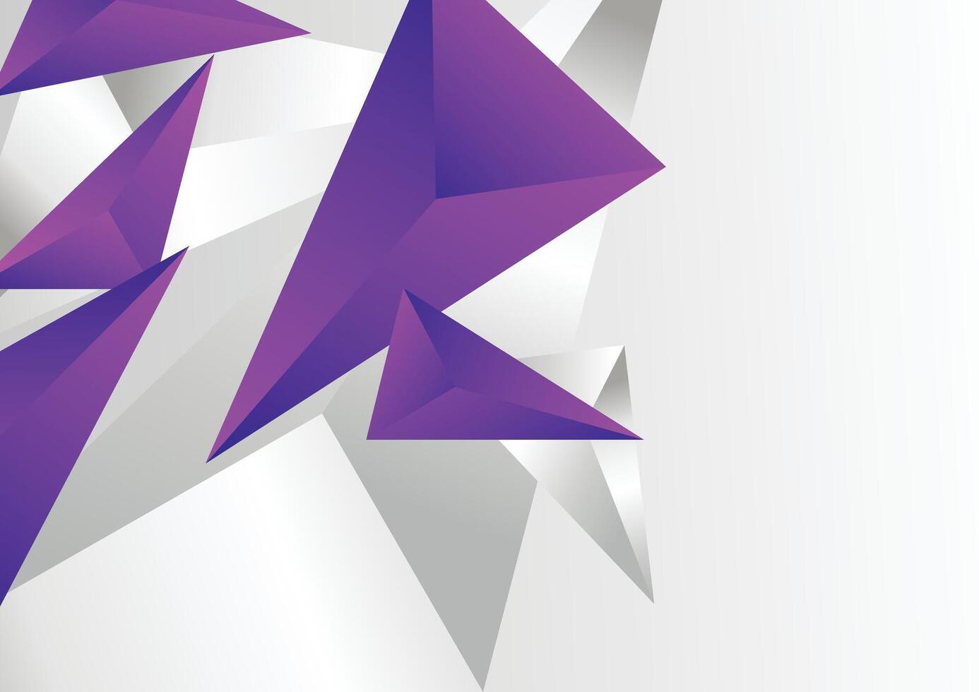 geometric modern purple with silver background vector