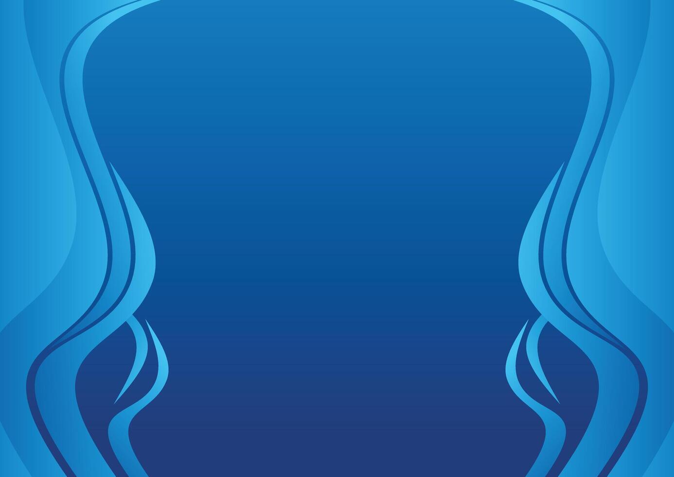 fluid wave blue background design vector