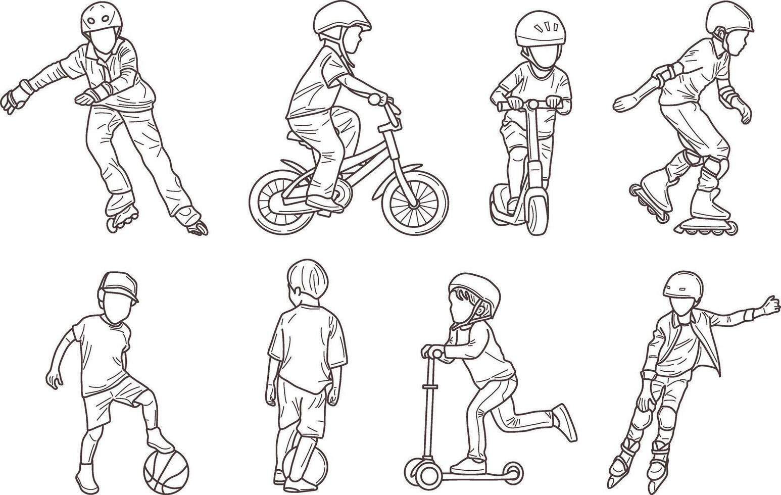 Kids Sport Activity vector