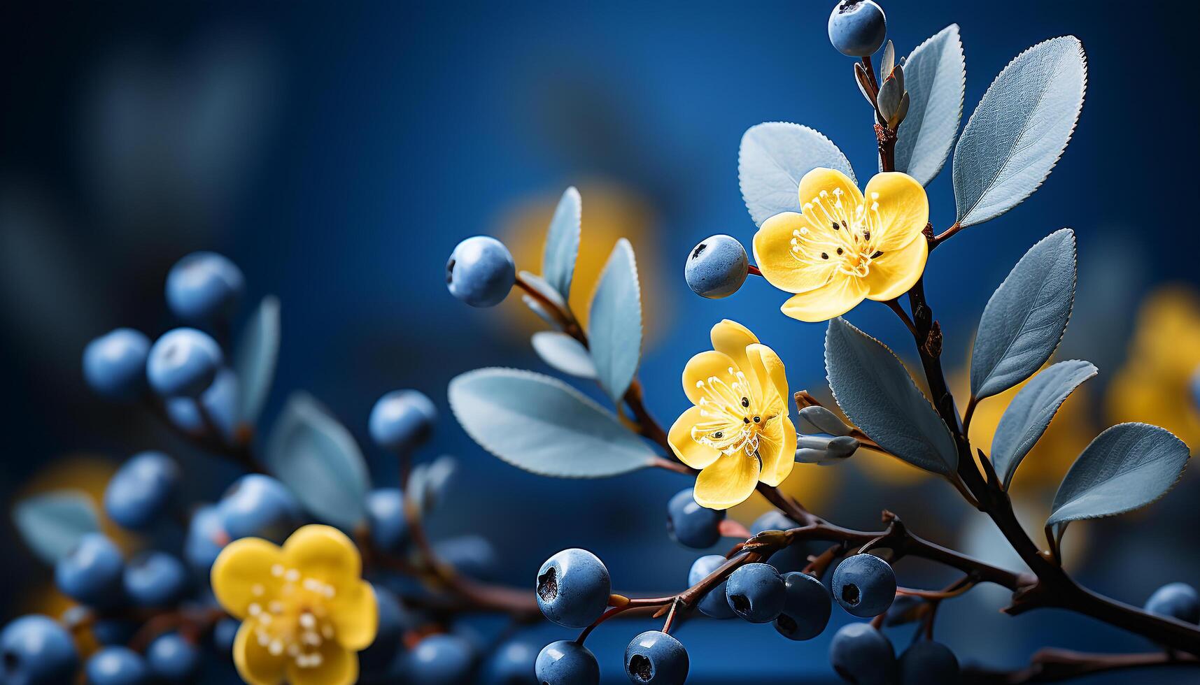 AI generated Freshness of springtime vibrant flowers bloom, nature colorful bouquet generated by AI photo