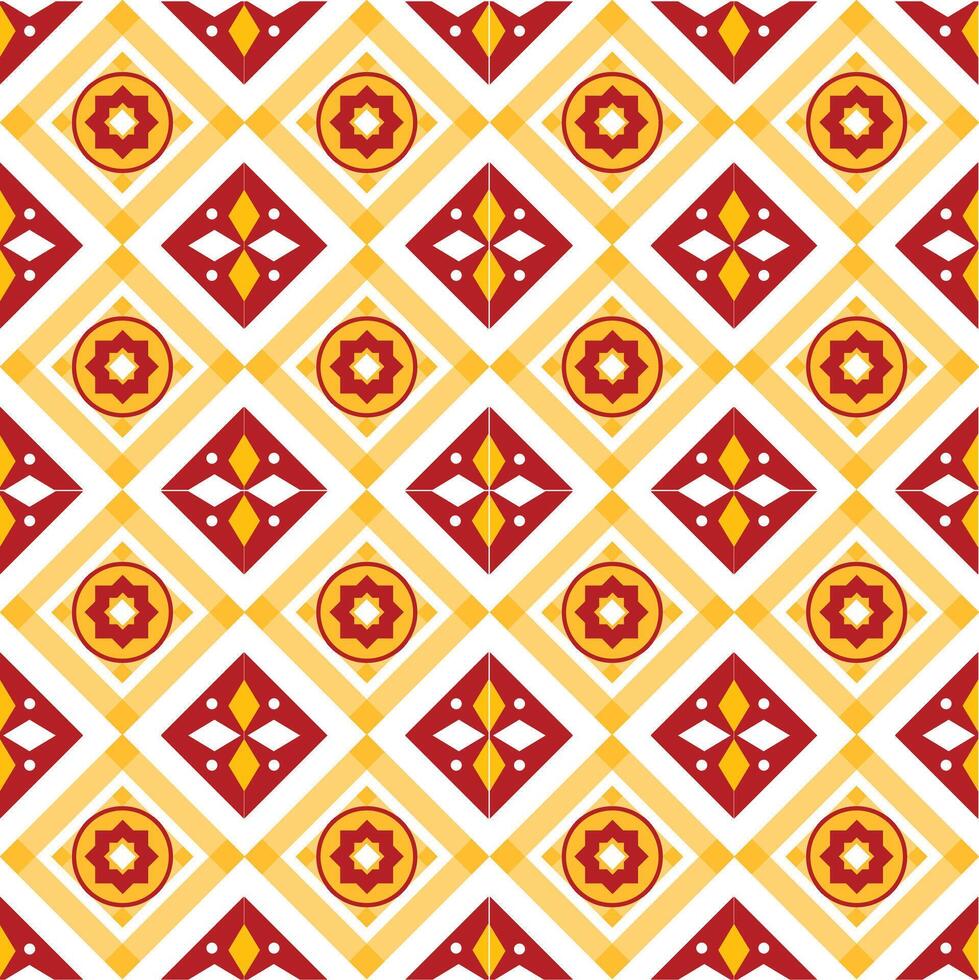 Abstract retro geometric pattern for design Vector