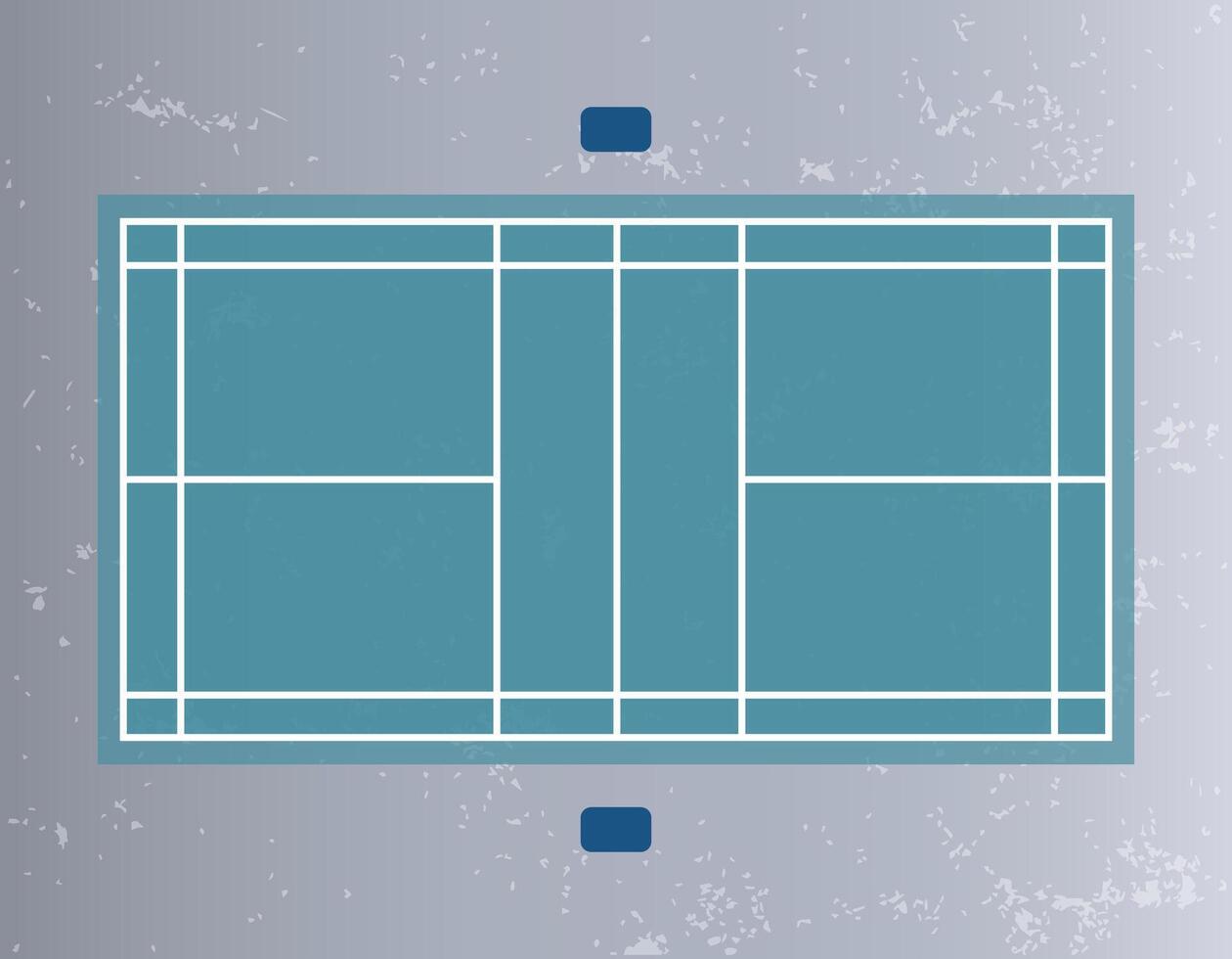 Street Badminton Field vector
