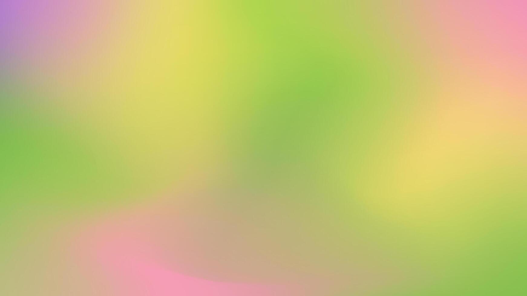 Abstract Blurry Spring background. Color transition, gradient from green to pink. Gentle trendy backdrop with Copy space. vector