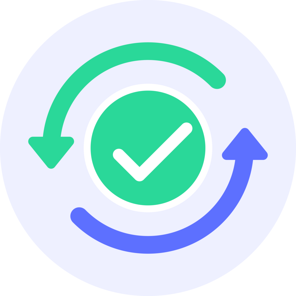 update recheck modern icon illustration png