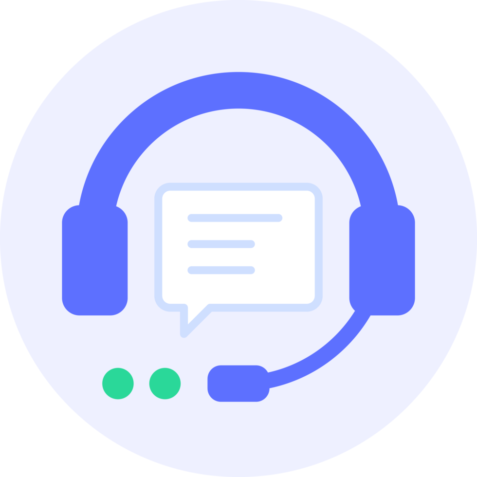 customer service modern icon illustration png