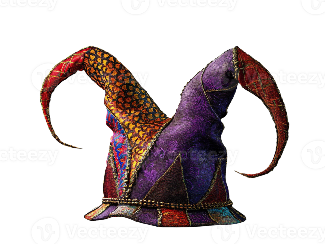 AI generated a jester hat png