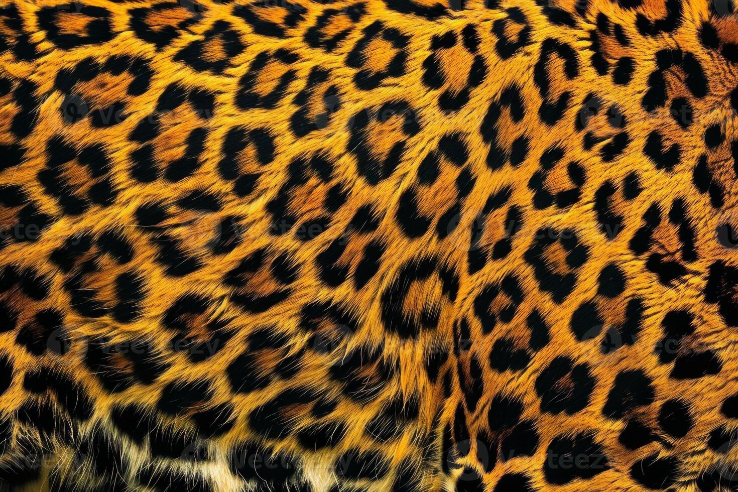 AI generated Leopard Print Texture Close up photo