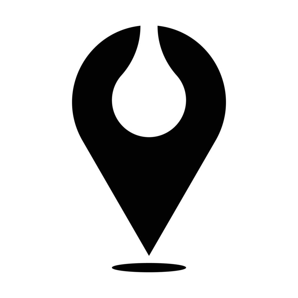 Geolocation icon in vector format.