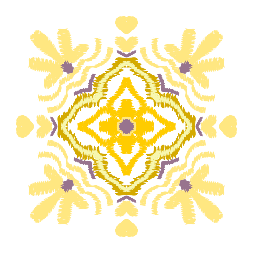 Ikat elements design for patterns or decorative artwork,ethnic motif, tribal ornament designs,fabric patterns. png