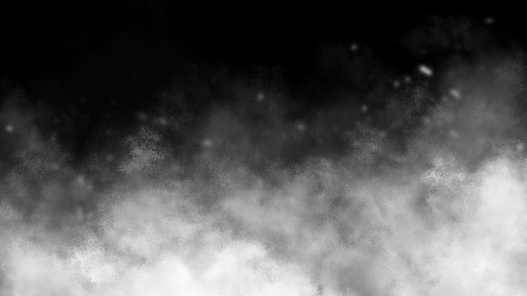 Explosion of white smoke overlay effect. Smoke on black background. photo