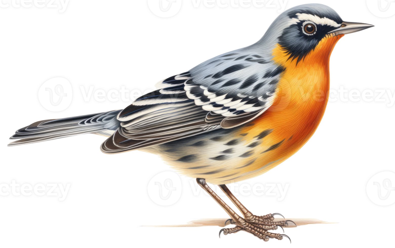AI generated Avian Palette On Isolated Background png