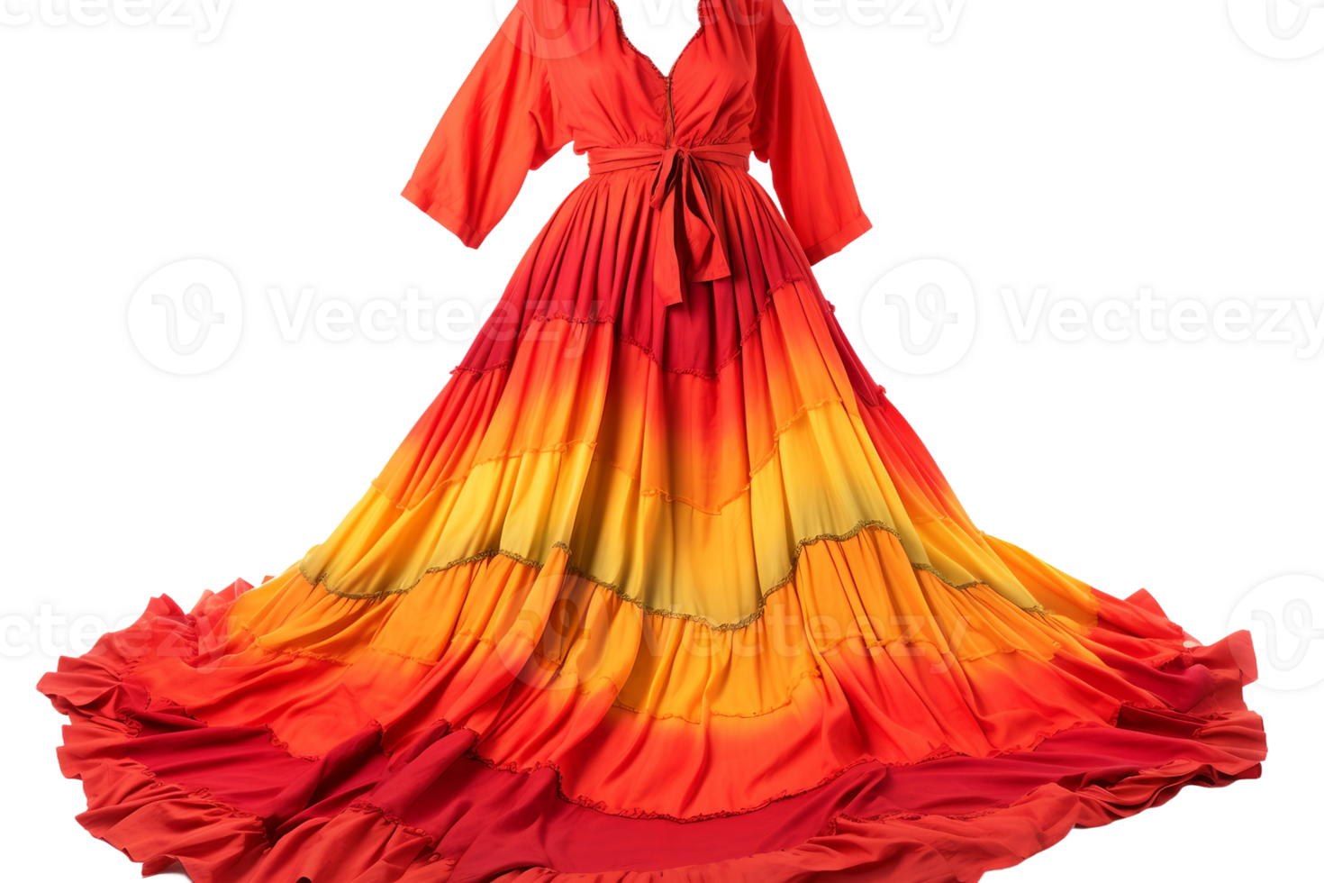 AI generated Artisanal Craft Robe Wob Apparel Mastery isolated on transparent background png