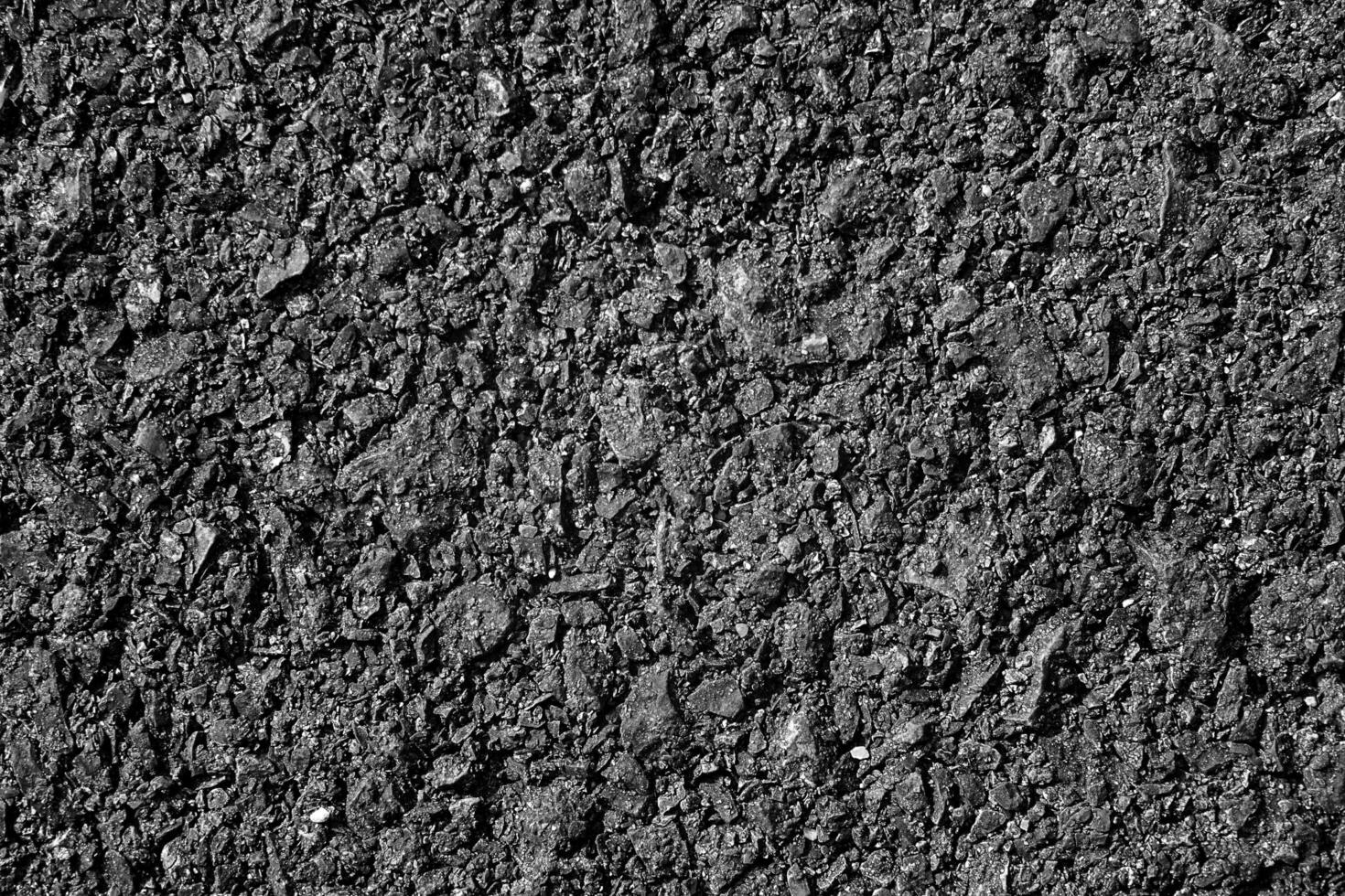 Dark Texture details of surface of asphalt or tamac on new road, background or wallpaper, meterial cpncept design photo