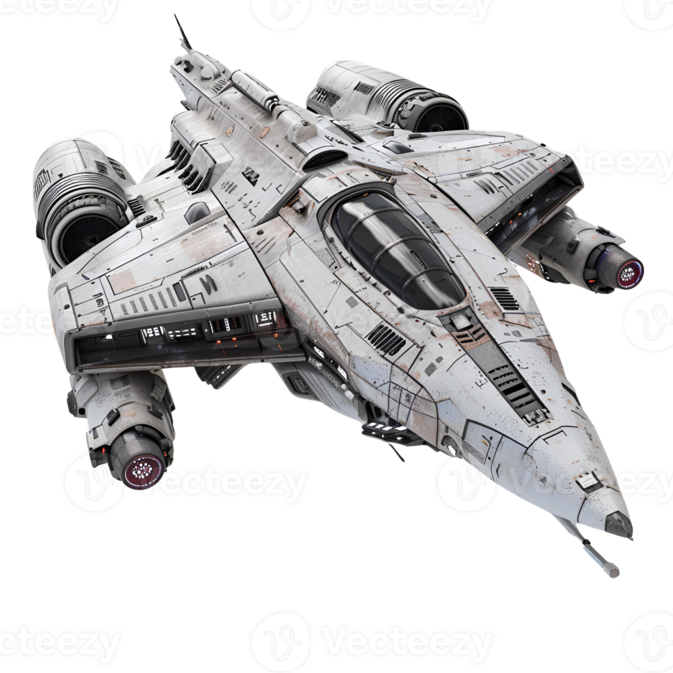 AI generated Spaceship Spacecraft Space Shuttle Starship No Background png