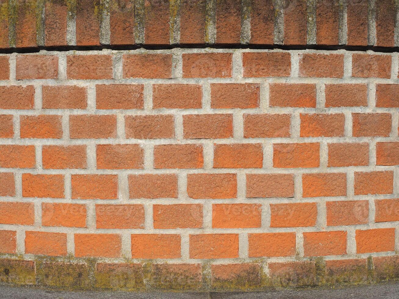 red brick wall background photo