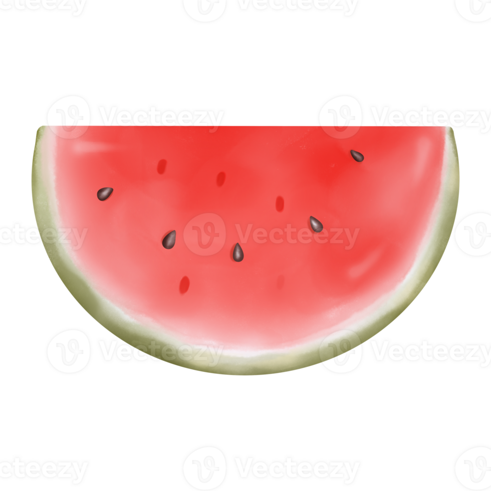 juicy red watermelon png