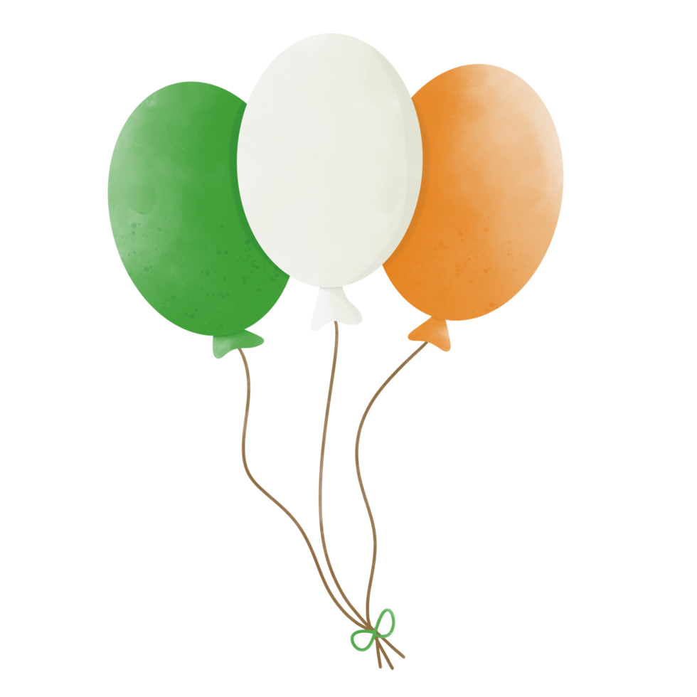 balloon Irish flag png