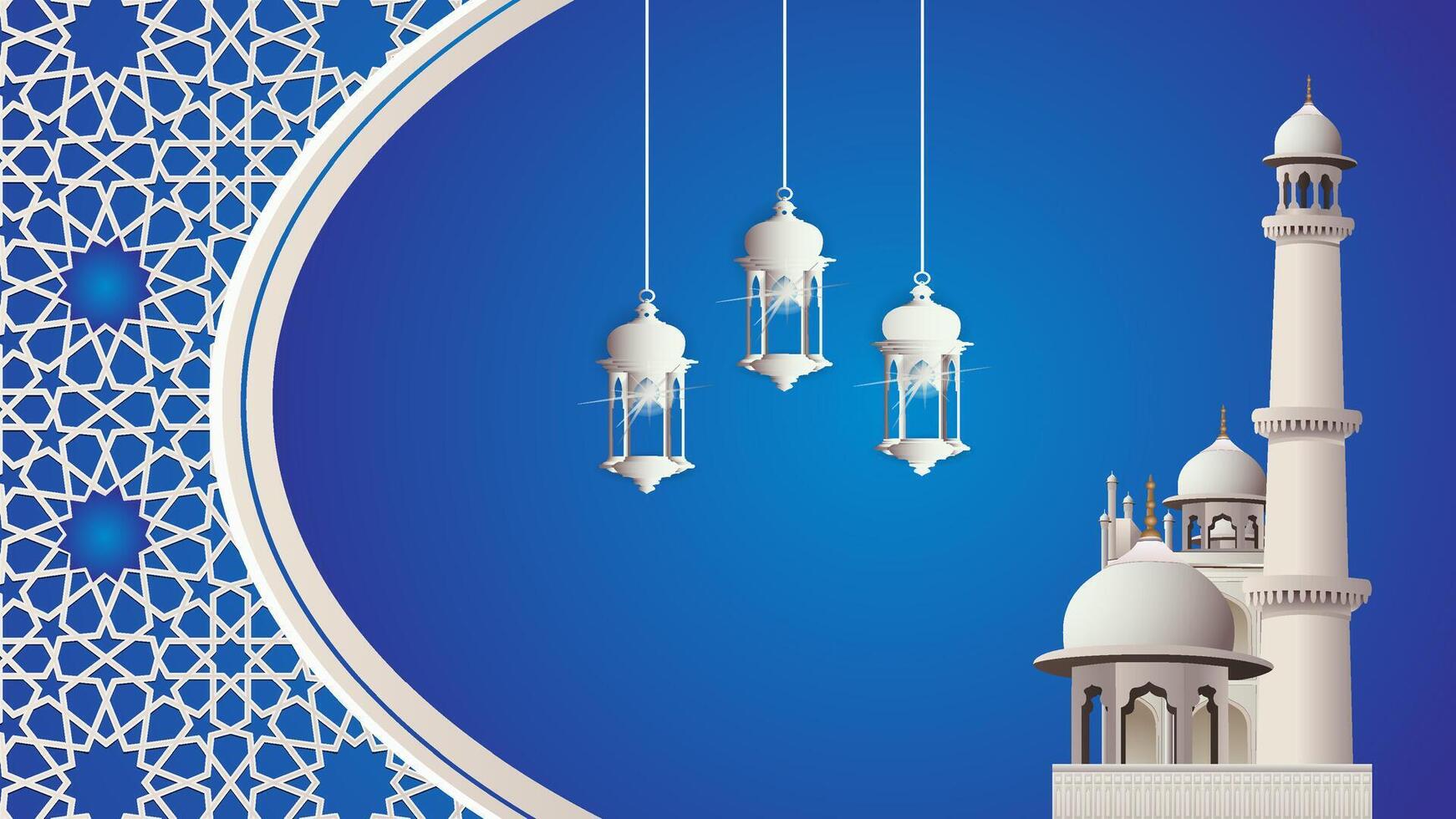 modern luxury and elegant Islamic background vector