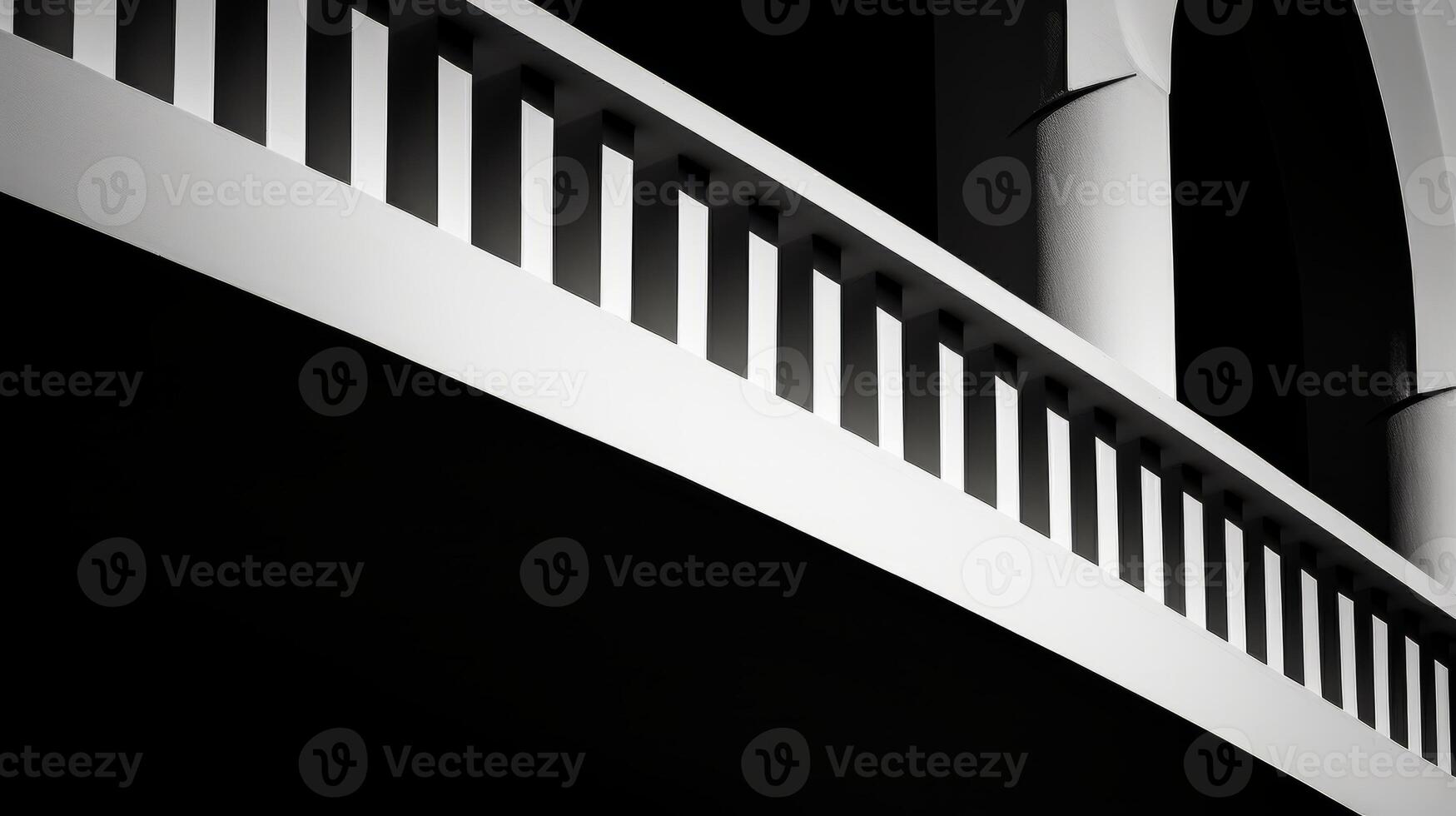 AI generated A monochrome architectural detail with strong composition photo