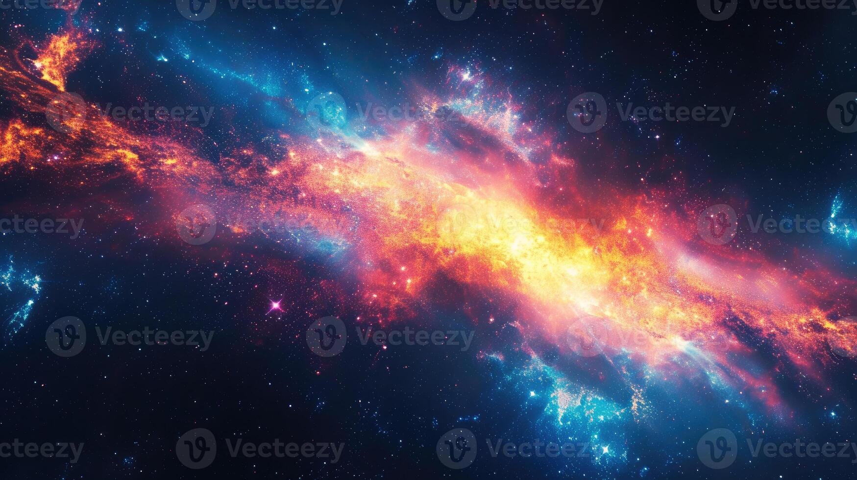 AI generated Uncover the wonders of outer space, a cosmic tapestry of awe. Ai Generated photo