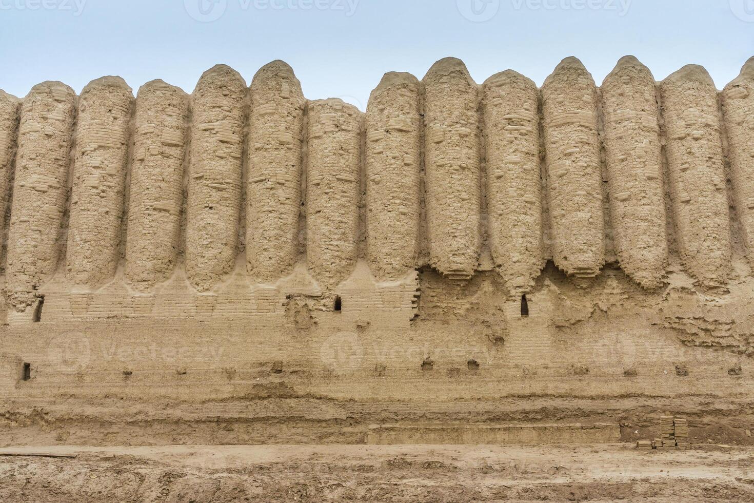 genial kyz kala Monumento en antiguo merv, María, turkmenistán foto