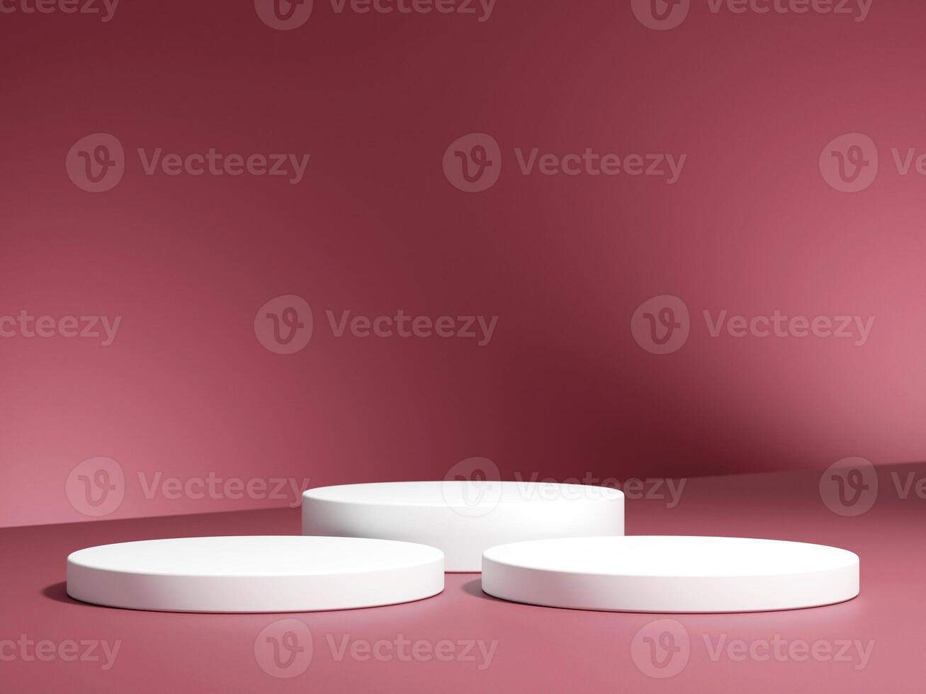 3d display product minimal scene with geometric podium platform on gradient background. cylinder background 3d rendering with podium. stand for cosmetic products. photo