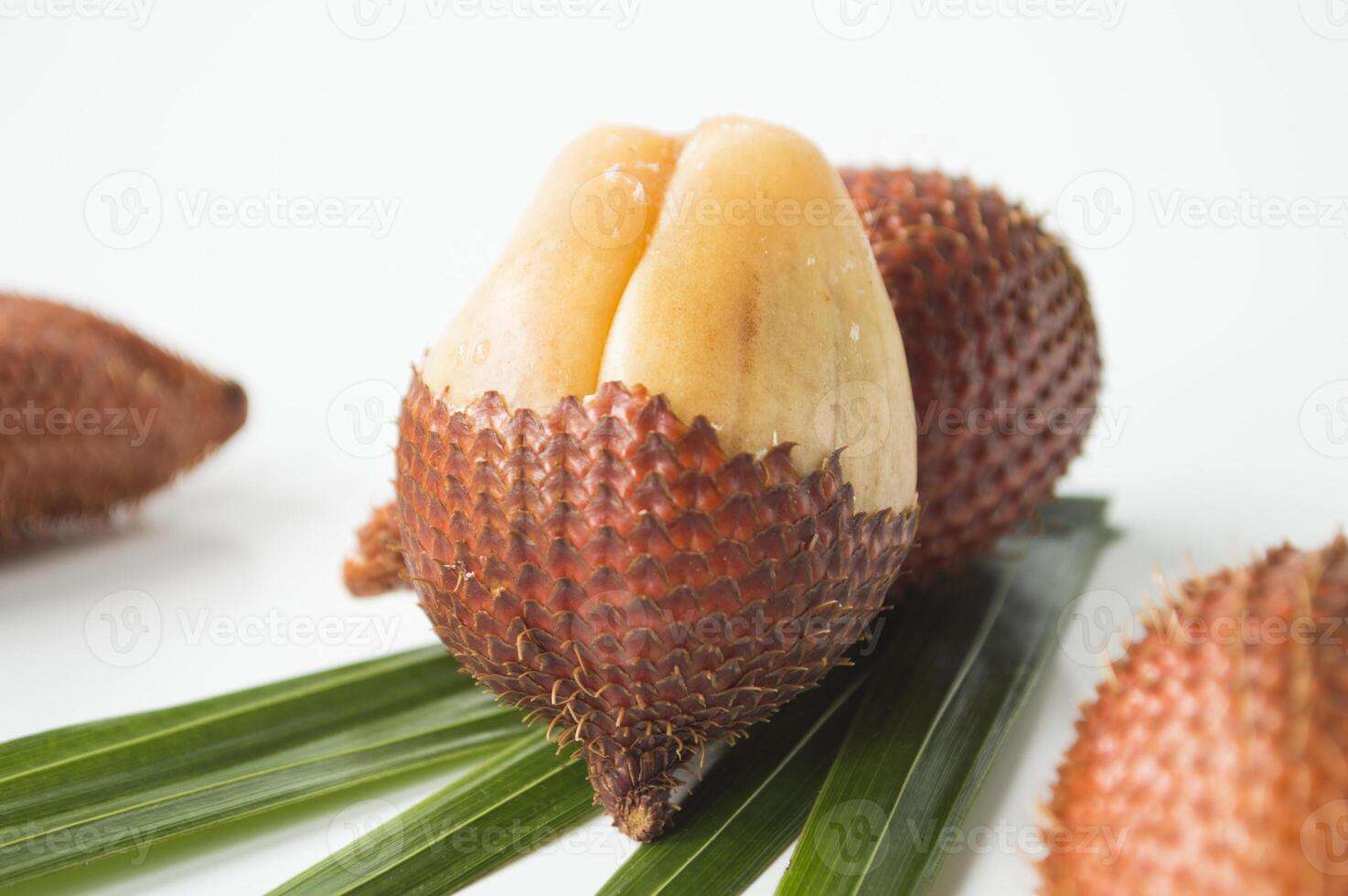 a close up of a SALAK  fruit photo