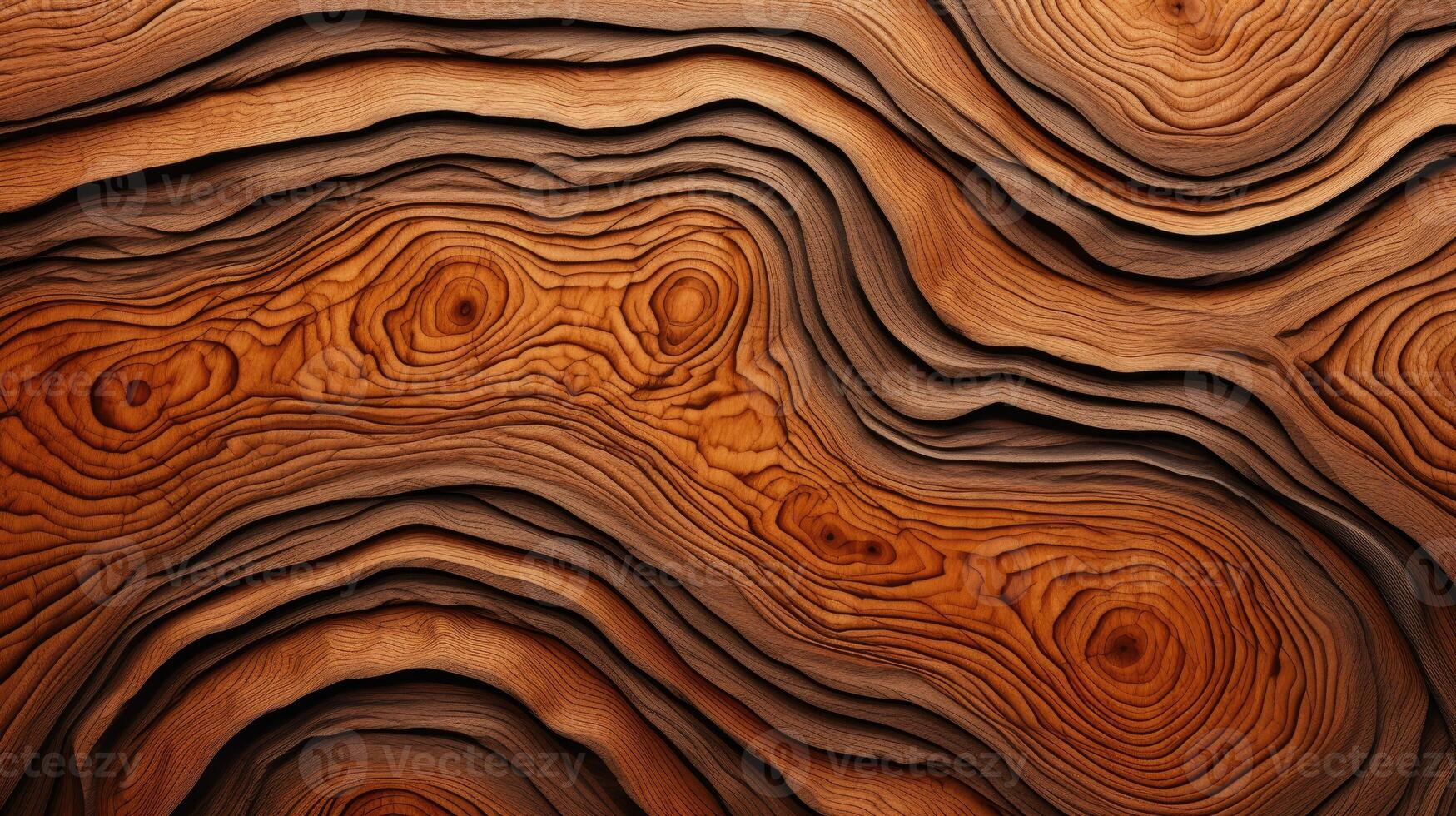 ai generado ahondar dentro el orgánico calor de un de madera cortar textura. ai generado foto