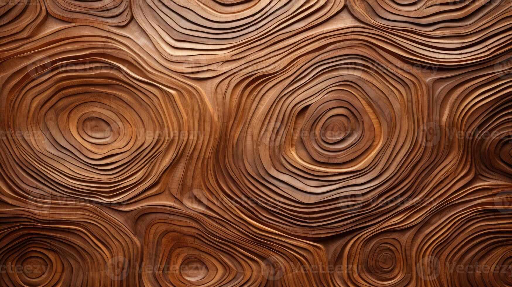 AI generated Delve into the organic warmth of a wooden cut texture. Ai Generated photo