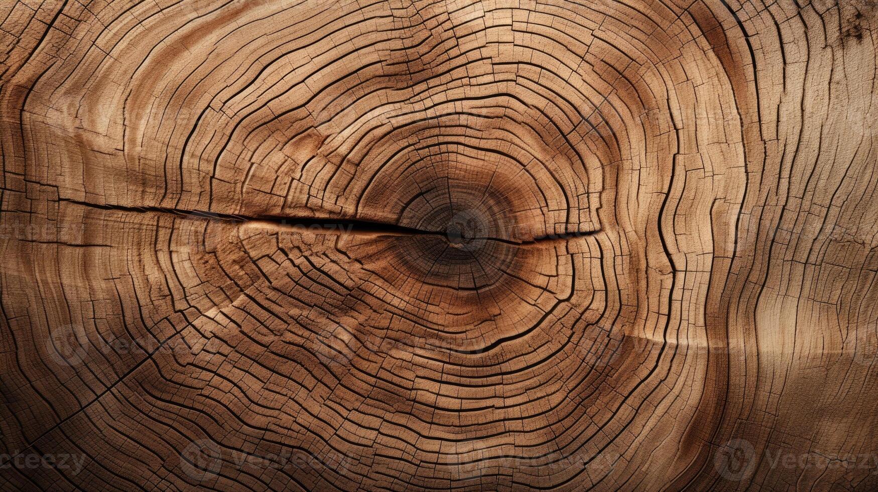 ai generado ahondar dentro el orgánico calor de un de madera cortar textura. ai generado foto