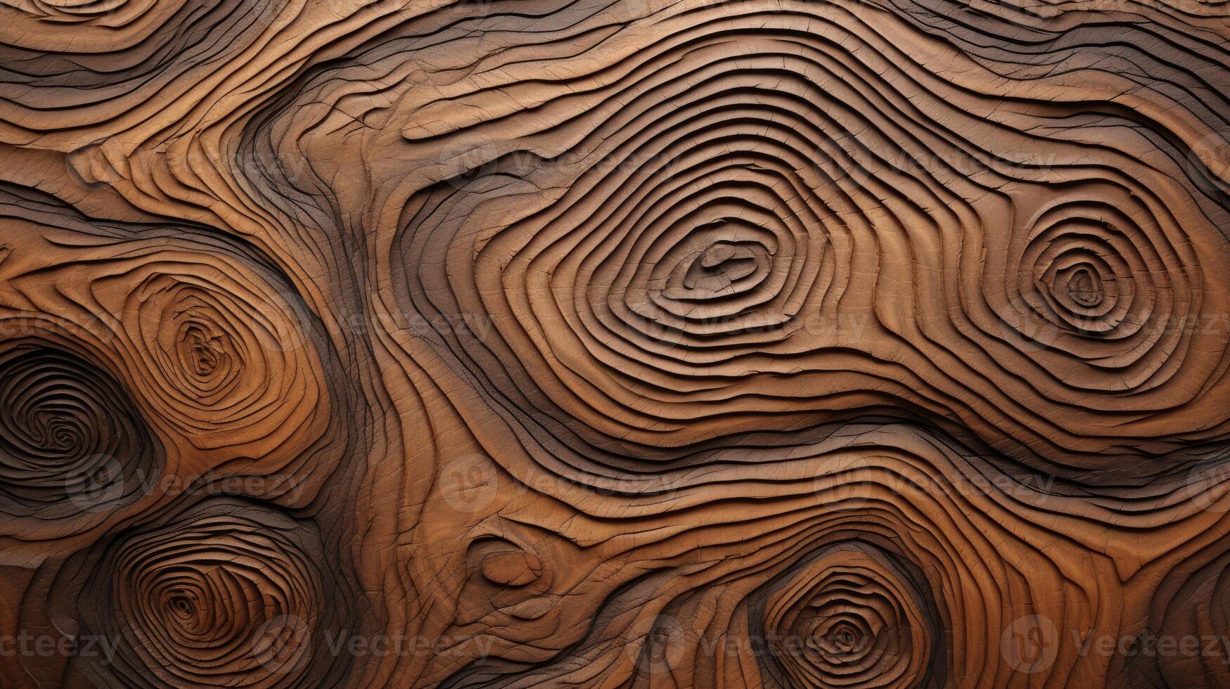 AI generated Delve into the organic warmth of a wooden cut texture. Ai Generated photo