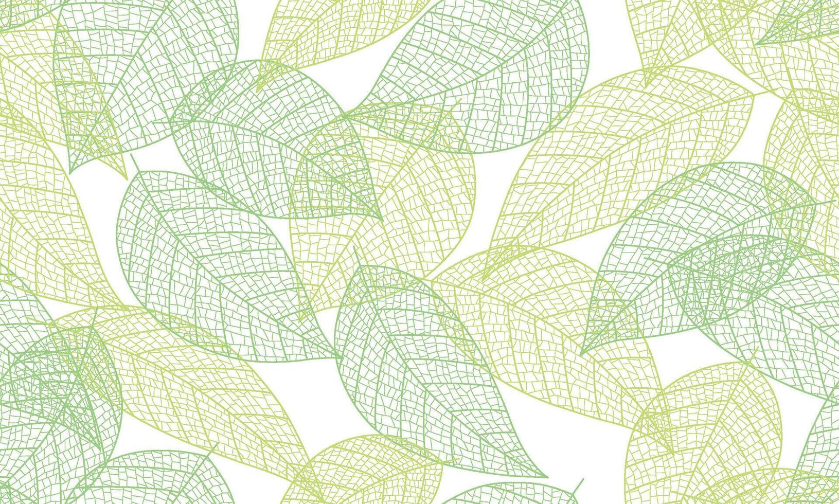 Horizontally And Vertically Repeatable Vector Seamless Background With Leaf Veins Silhouette Pattern On A White Background.