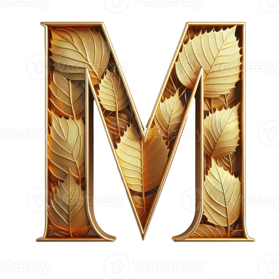 AI generated Isolated 3D Letter on a Clear PNG Canva