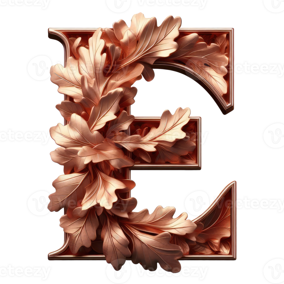 AI generated Isolated 3D Letter on a Clear PNG Canva
