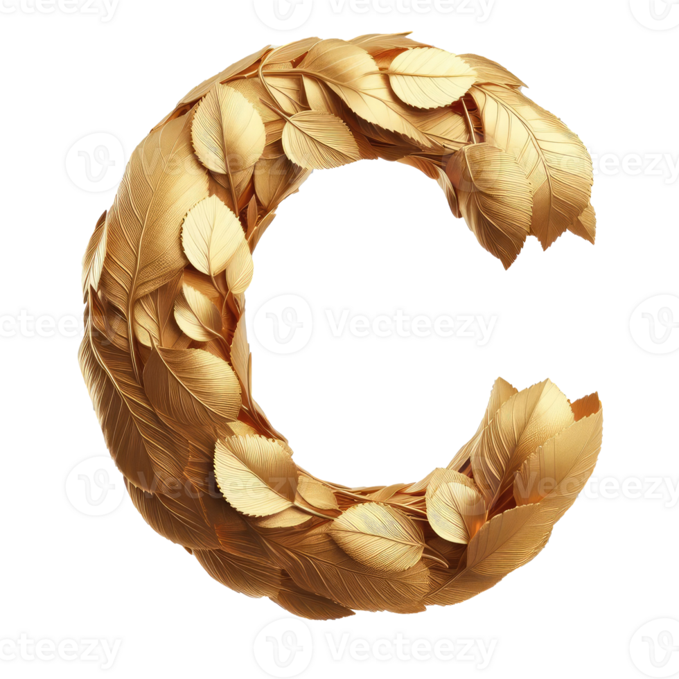 AI generated Isolated 3D Letter on a Clear PNG Canva