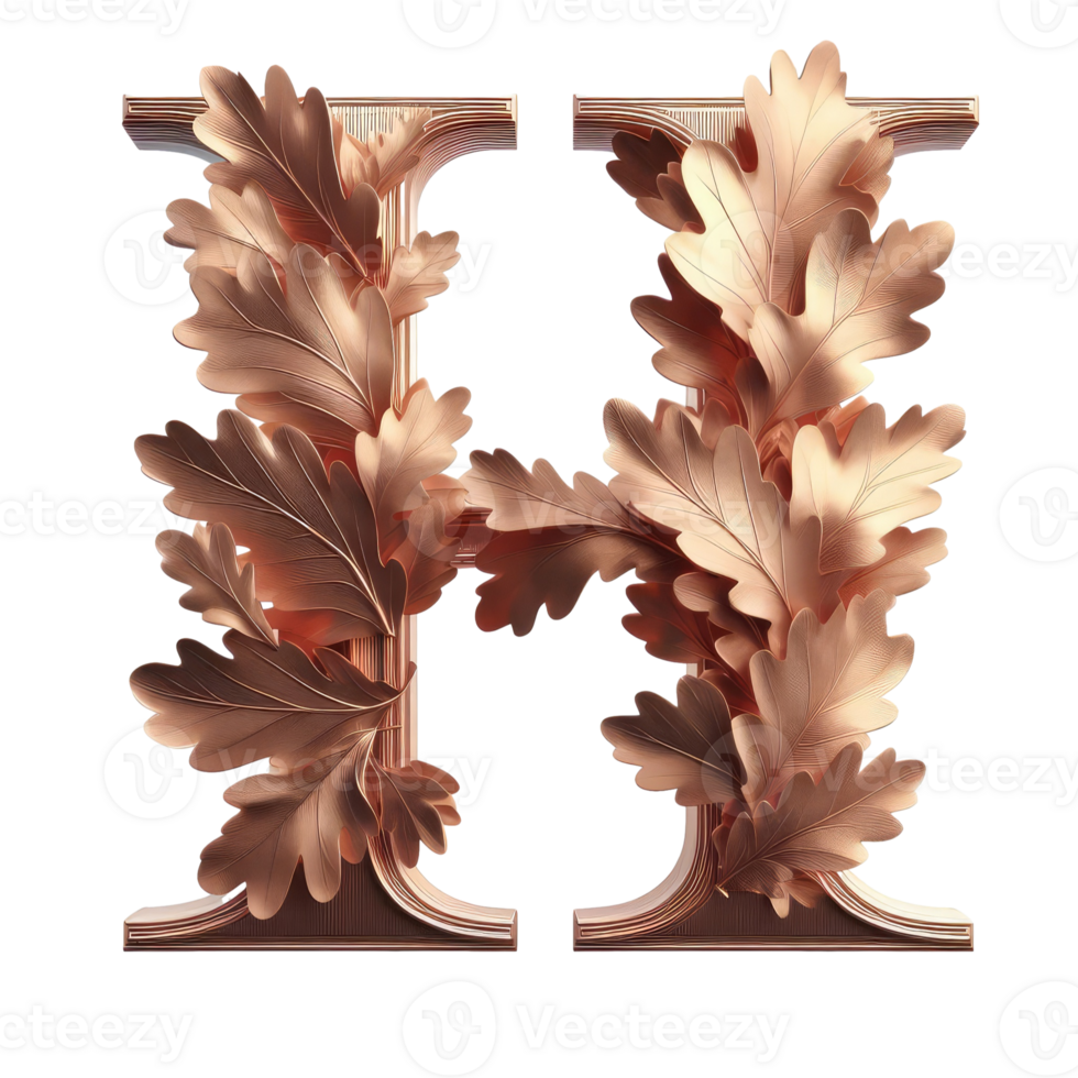 AI generated Isolated 3D Letter on a Clear PNG Canva