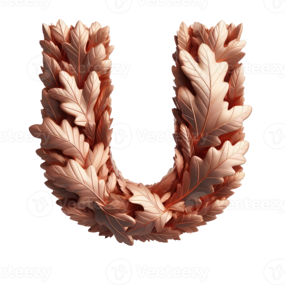 AI generated Isolated 3D Letter on a Clear PNG Canva