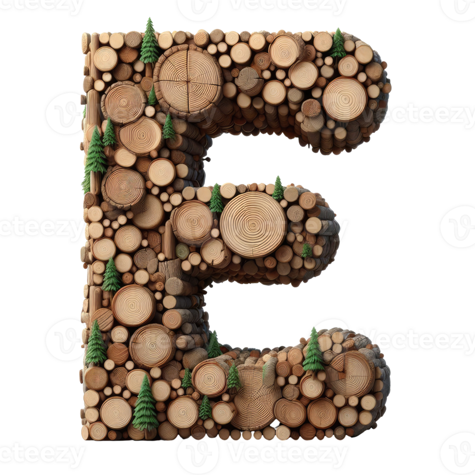 AI generated Isolated 3D Letter on a Clear PNG Canva