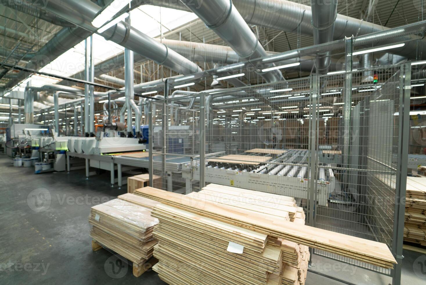 technology of manufacturing of a parquet board. The factory for the production of parquet inside photo