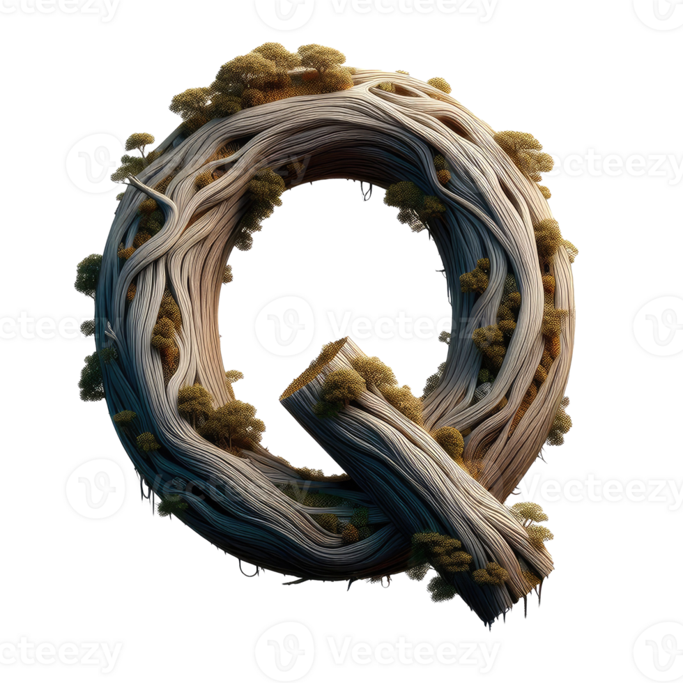 AI generated Isolated 3D Letter on a Clear PNG Canva