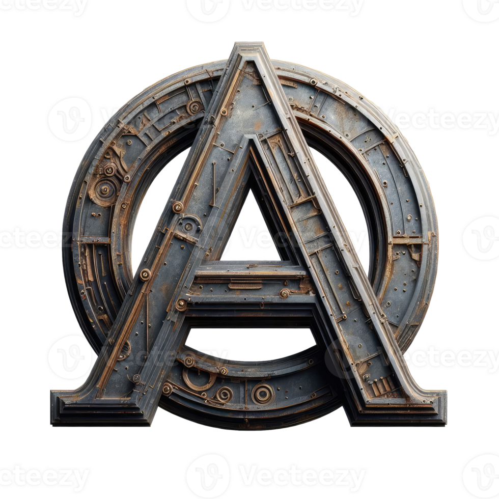 AI generated Isolated 3D Letter on a Clear PNG Canva