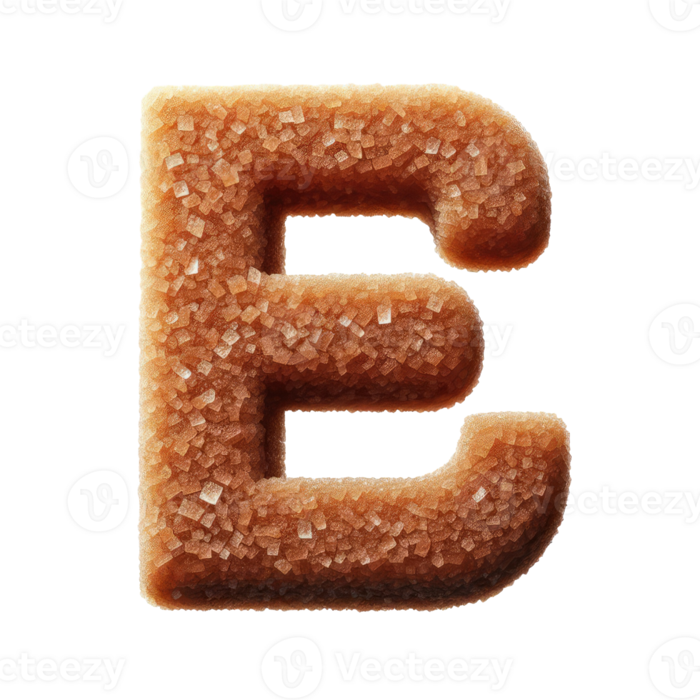 AI generated Isolated 3D Letter on a Clear PNG Canva